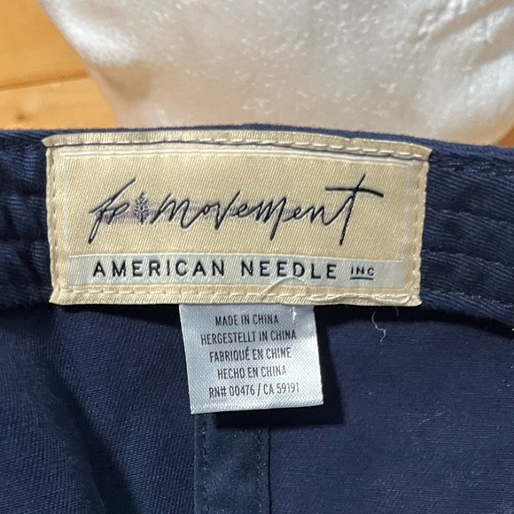 Free People Movement American Needle Hat Apres Ski Baseball Cap Navy NWT - Picture 5 of 6
